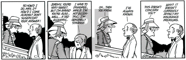 Doonesbury on Saturday July 11, 1992 Comic Strip