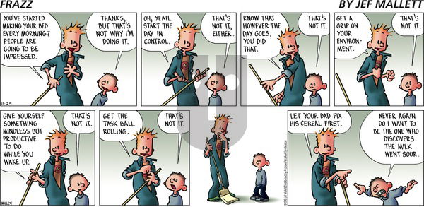 Frazz on Sunday November 25, 2018 Comic Strip