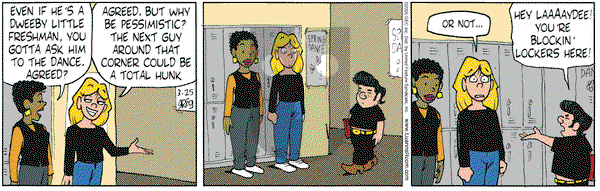 Luann on Friday March 25, 2005 Comic Strip