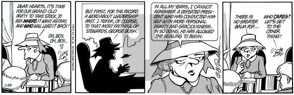 Doonesbury on Wednesday November 25, 1992 Comic Strip