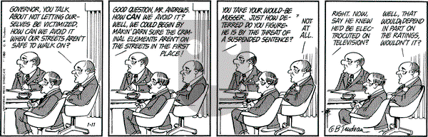 Doonesbury on Friday January 11, 1980 Comic Strip