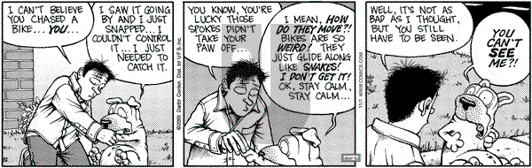 Get Fuzzy on Thursday November 1, 2001 Comic Strip