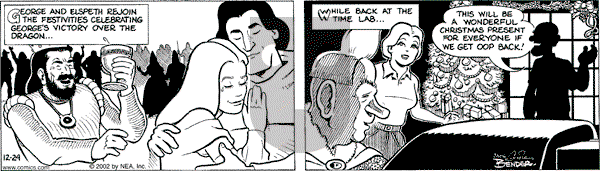 Alley Oop on Tuesday December 24, 2002 Comic Strip