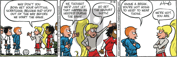 Cleats on Tuesday March 21, 2006 Comic Strip