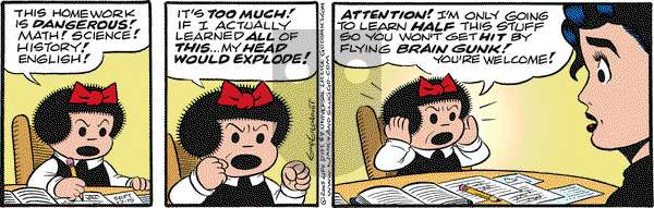 Nancy on Thursday September 17, 2015 Comic Strip