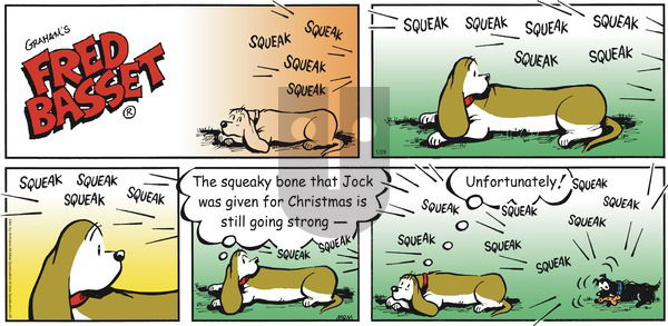 Fred Basset - Sunday January 29, 2023 Comic Strip