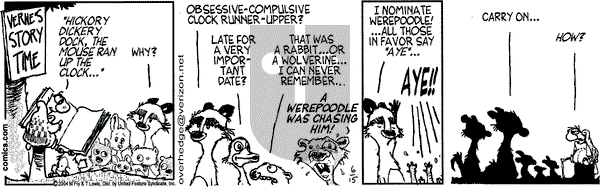Over the Hedge on Tuesday June 15, 2004 Comic Strip