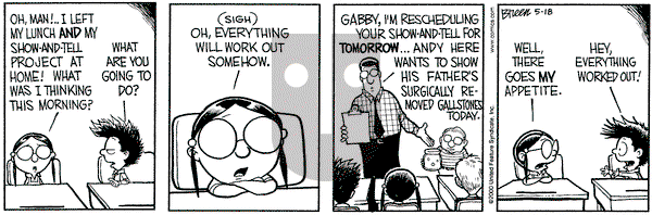 Grand Avenue on Saturday May 20, 2000 Comic Strip