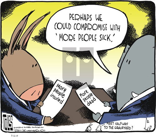 Tom Toles on Sunday July 2, 2017 Comic Strip