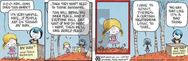 Non Sequitur - Wednesday October 21, 2009 Comic Strip