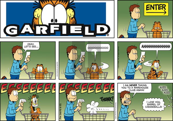 Garfield - Sunday June 23, 2013 Comic Strip