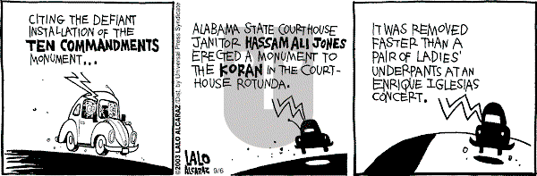 La Cucaracha on Saturday September 6, 2003 Comic Strip