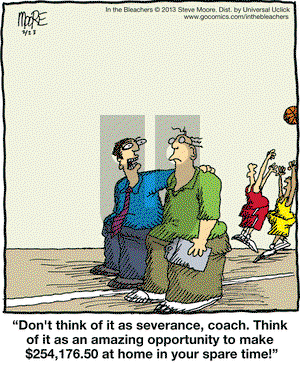 In the Bleachers on Saturday February 23, 2013 Comic Strip