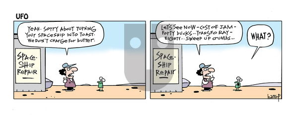 UFO on Wednesday April 2, 2025 Comic Strip
