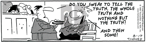 Frank and Ernest - Monday August 17, 1998 Comic Strip