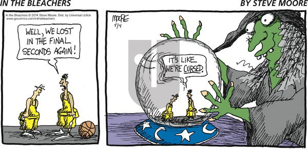 In the Bleachers - Sunday May 4, 2014 Comic Strip