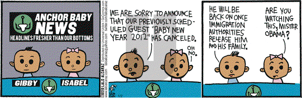 La Cucaracha on Monday January 2, 2012 Comic Strip
