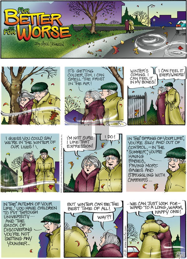 For Better or For Worse on Sunday October 21, 2001 Comic Strip