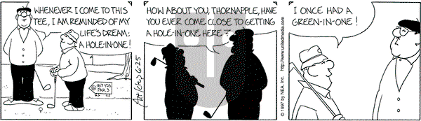 The Born Loser on Wednesday June 25, 1997 Comic Strip