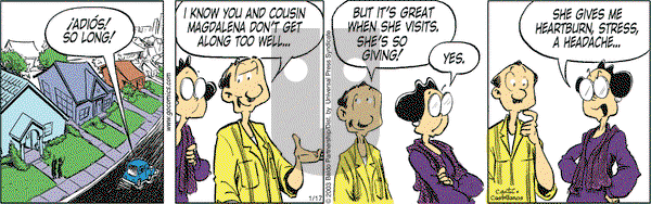 Baldo on Saturday January 17, 2009 Comic Strip