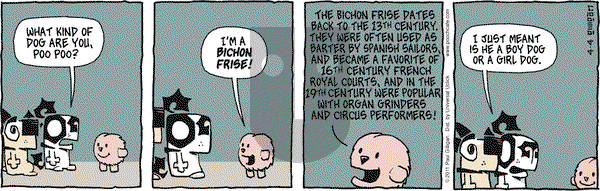 Pooch Cafe on Monday April 4, 2011 Comic Strip