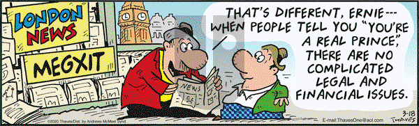 Frank and Ernest on Wednesday March 18, 2020 Comic Strip