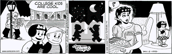 Nancy on Wednesday December 2, 1998 Comic Strip