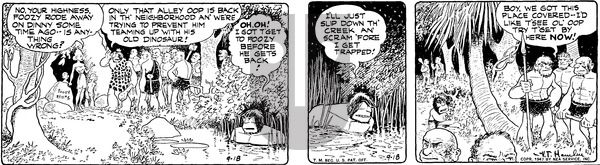 Alley Oop on Wednesday September 18, 1946 Comic Strip