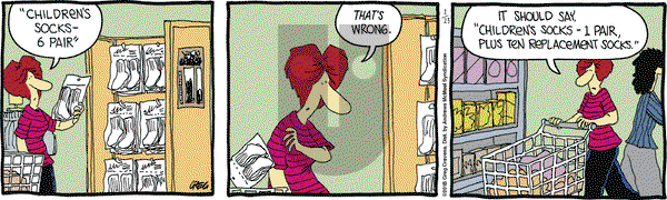 The Buckets on Tuesday January 23, 2018 Comic Strip