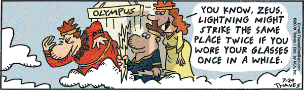 Frank and Ernest on Thursday July 24, 2008 Comic Strip