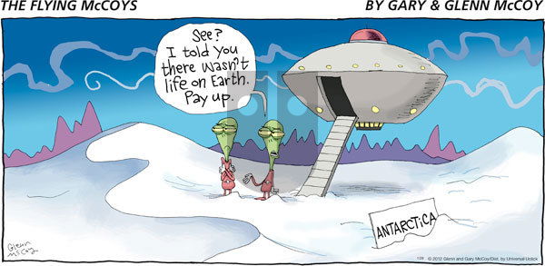 The Flying McCoys on Sunday January 29, 2012 Comic Strip
