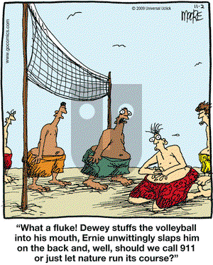 In the Bleachers on Monday November 2, 2009 Comic Strip