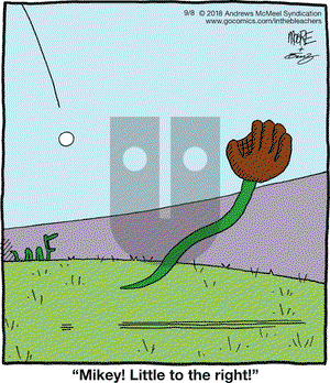 In the Bleachers on Saturday September 8, 2018 Comic Strip