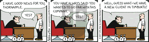 The Born Loser on Wednesday September 20, 2017 Comic Strip