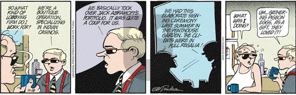 Doonesbury on Saturday November 18, 2006 Comic Strip