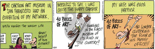 The Knight Life on Tuesday January 27, 2009 Comic Strip