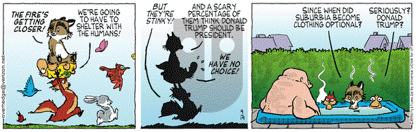 Over the Hedge on Saturday September 19, 2015 Comic Strip