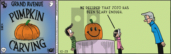 Grand Avenue on Friday October 23, 2020 Comic Strip