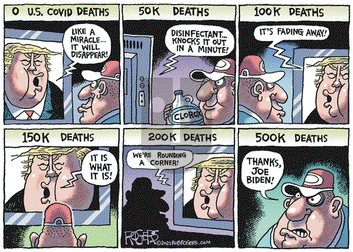 Rob Rogers on Tuesday February 23, 2021 Comic Strip