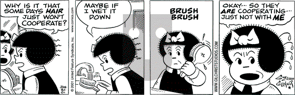 Nancy on Wednesday January 31, 2001 Comic Strip