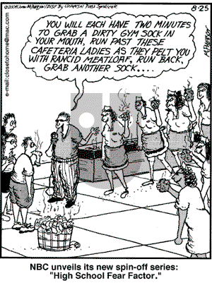 Close to Home on Thursday August 25, 2005 Comic Strip
