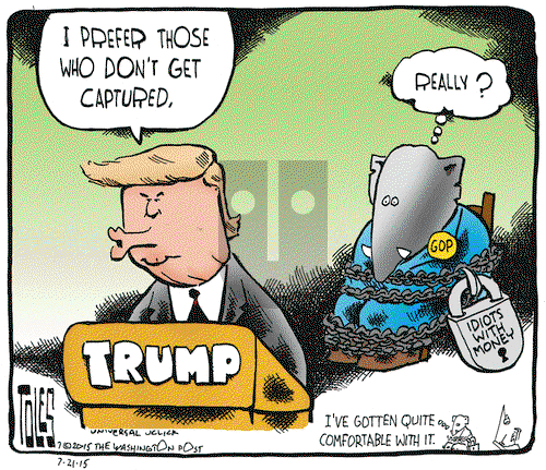 Tom Toles on Tuesday July 21, 2015 Comic Strip