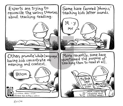 Tom Toles on Sunday March 22, 1998 Comic Strip