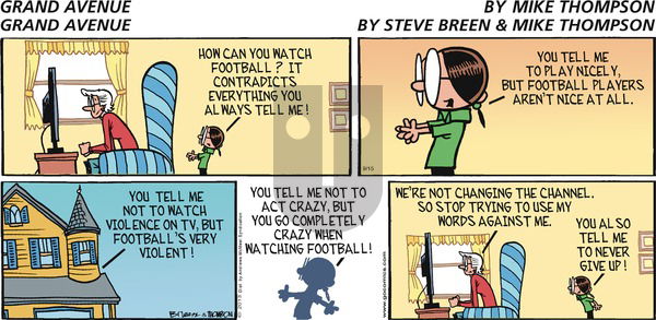 Grand Avenue on Sunday September 15, 2019 Comic Strip