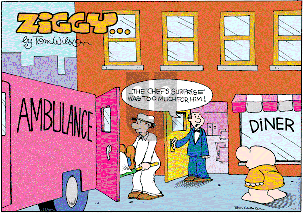 Ziggy on Sunday January 22, 2012 Comic Strip