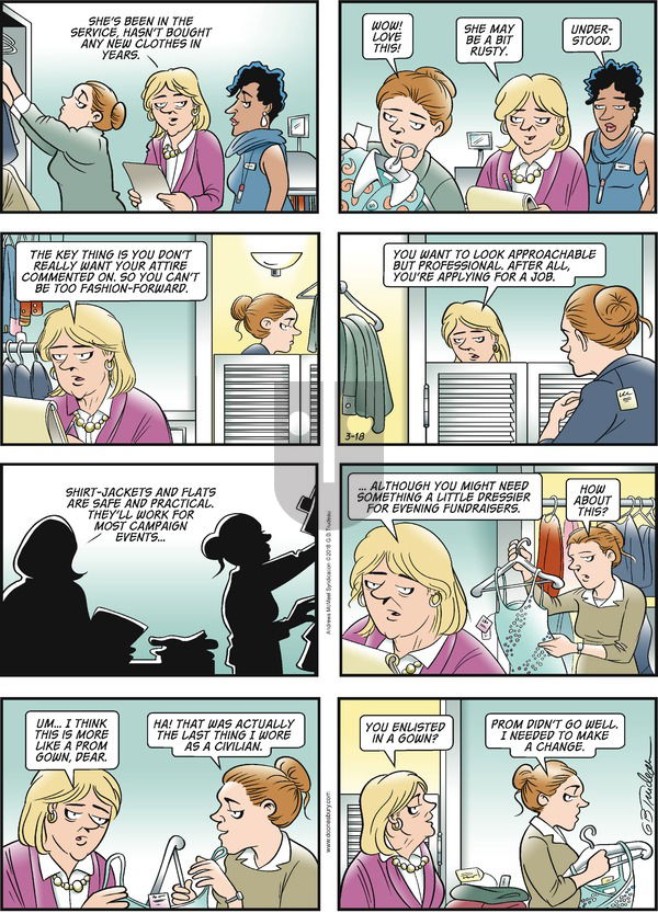 Doonesbury on Sunday March 18, 2018 Comic Strip