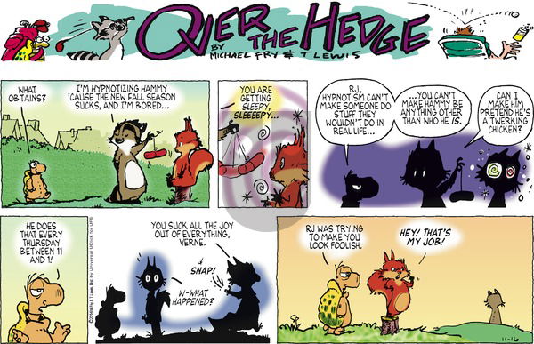 Over the Hedge on Sunday November 16, 2014 Comic Strip