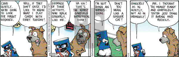 Get Fuzzy on Friday September 13, 2013 Comic Strip