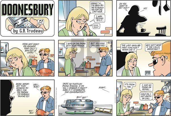 Doonesbury on Sunday October 21, 2007 Comic Strip
