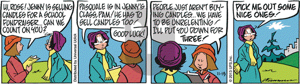 Rose is Rose on Tuesday November 19, 2013 Comic Strip
